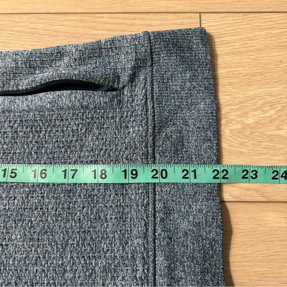 Lululemon Engineered Warmth Half Zip 4 Blue Merino Wool Thermoregulating - Picture 7 of 7